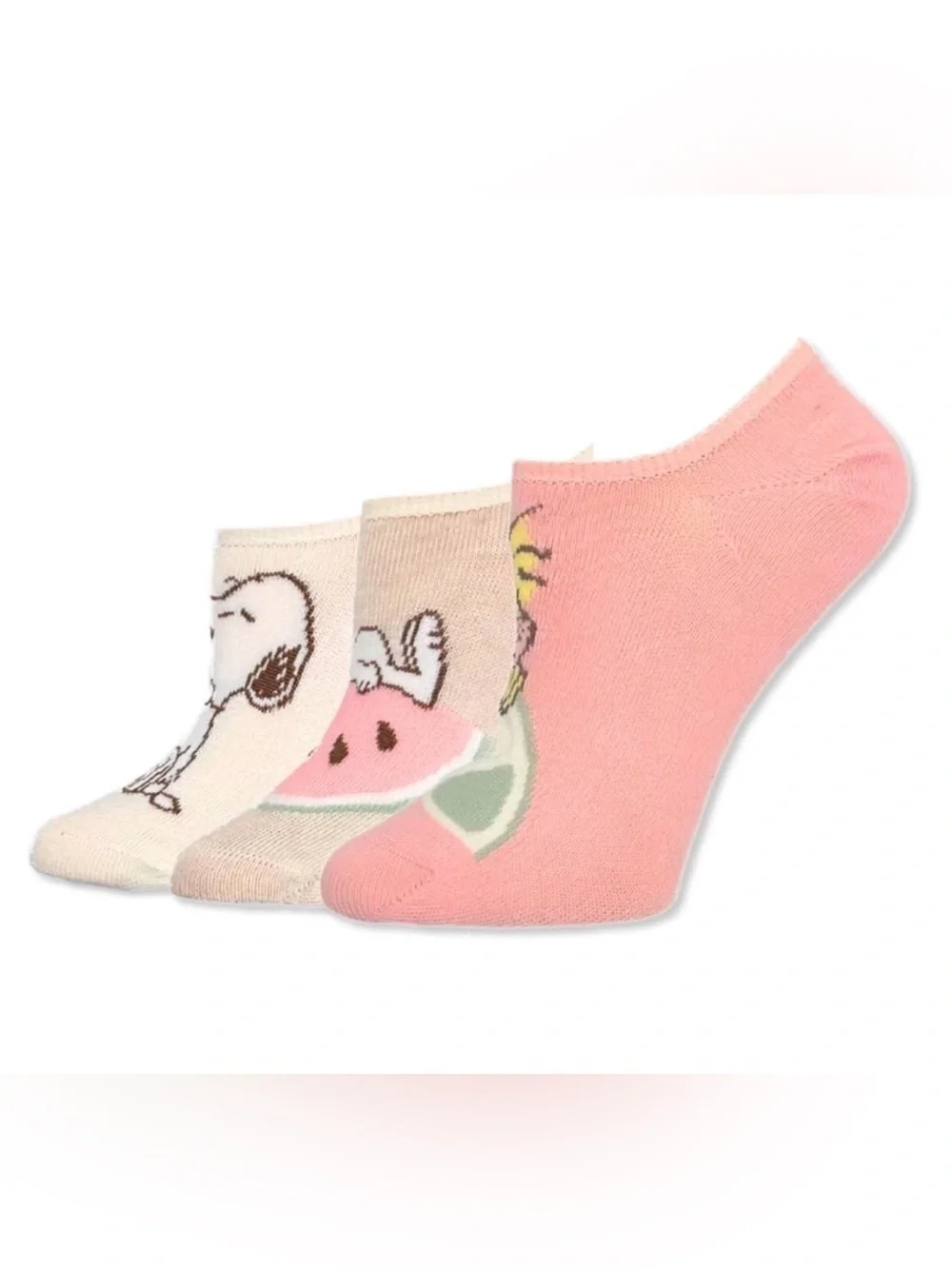 2 Peanuts Women’s Scoop Liner Socks 3-Pack